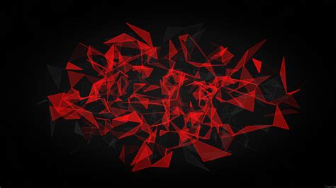 Download Red Pattern Polygons Abstract 2560x1440 Wallpaper Dual Wide