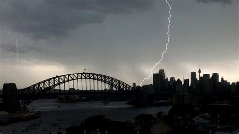 Thunderstorms From Melbourne And Tasmania To Hit Nsw Today Sky News