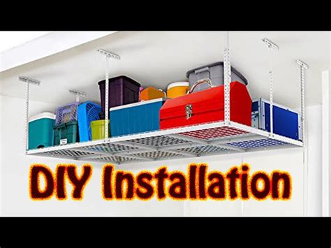 Saferacks Overhead Garage Storage Installation Instructions Dandk