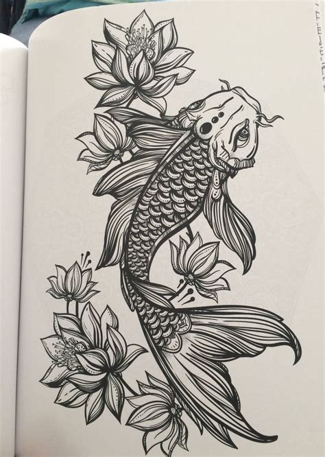 Populer 31 Koi Fish Tattoo Drawings