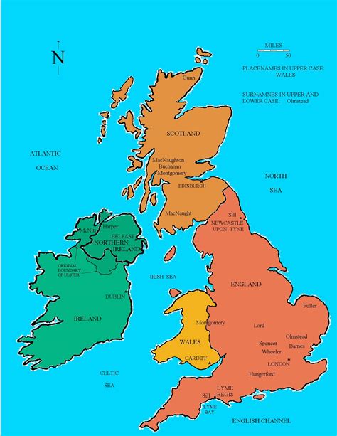 Illustrated Map British Isles Map Map Of Britain Images