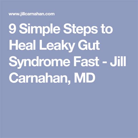 9 Simple Steps To Heal Leaky Gut Syndrome Fast Leaky Gut Syndrome Heal Leaky Gut Leaky Gut