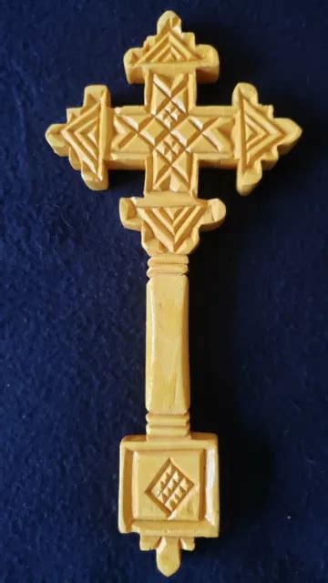 Ethiopian Coptic Orthodox Blessing Hand Axum Cross Handcrafted Special