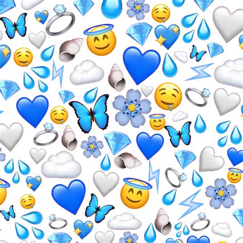 Heart Emojis Background