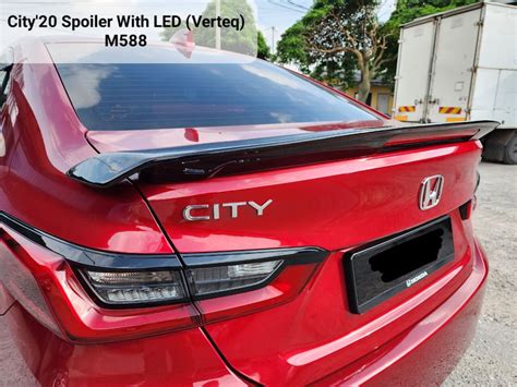 Honda City Gn2 Sedan 2020 2021 2022 2023 Rear Trunk Lip Spoiler Bodykit