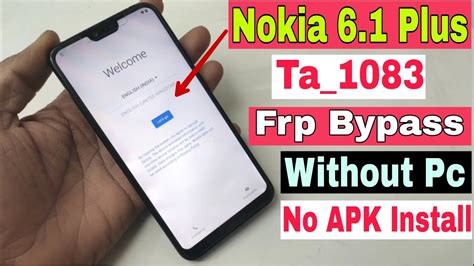 Nokia Plus Ta Frp Bypass Reset Google Account Bypass Android No Apk