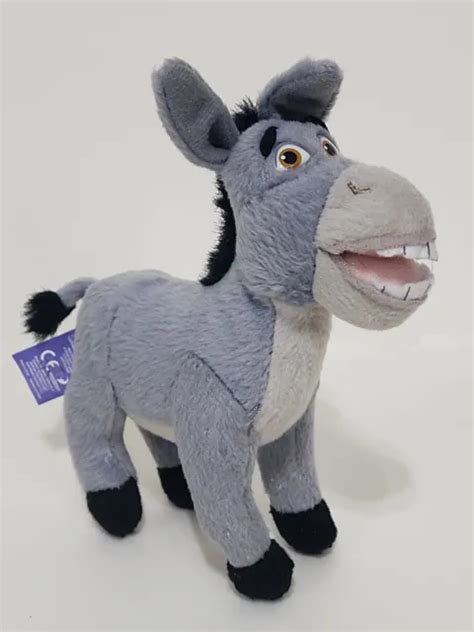 SHREK THE THIRD Donkey Soft Toy Plush Dreamworks 7 95 PicClick