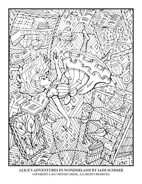 Illustration summer coloring pages free. Alice's Adventures in Wonderland by Jade Summer ...