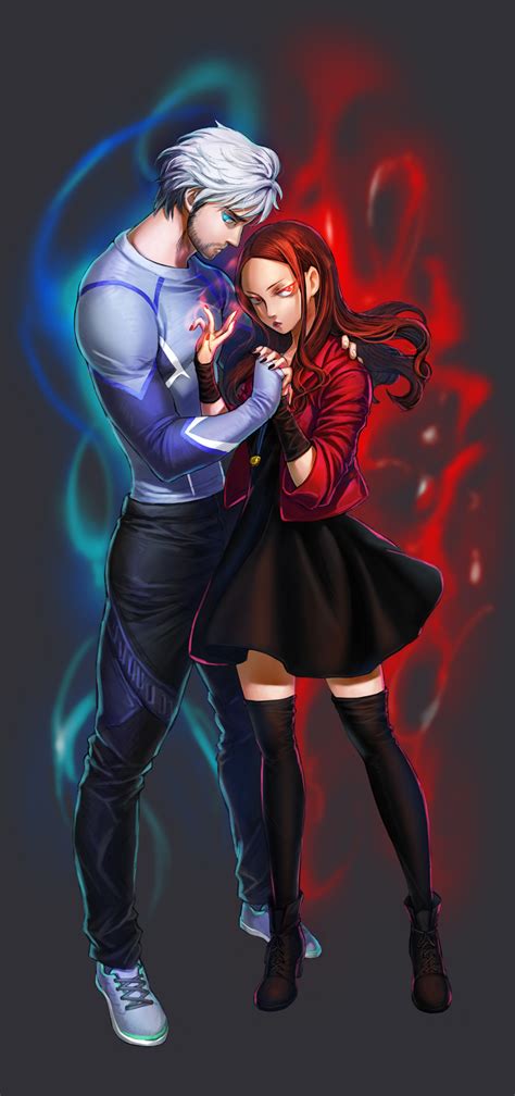 Scarlet Witch Wanda Maximoff Quicksilver And Pietro Maximoff Marvel