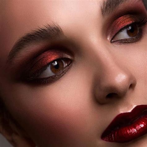 VISEART PARIS On Instagram Saturated Red Shimmers And Deep Brown Hues Are The Perfect Recipe