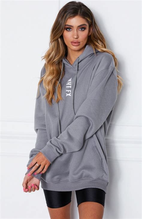 all in oversized hoodie charcoal in 2020 hoodies fleece sweater clothes