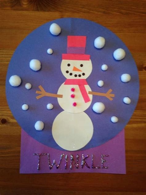 Winter Craft Preschool Kids Crafts Inspiring Simple For Preschoolers