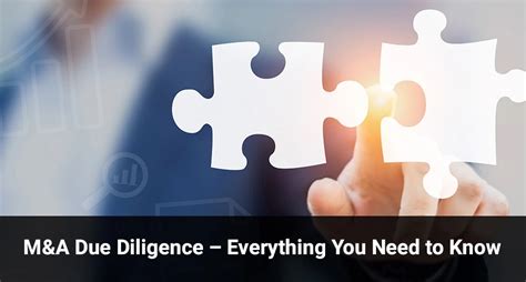 Manda Due Diligence Everything You Need To Know Synoptek