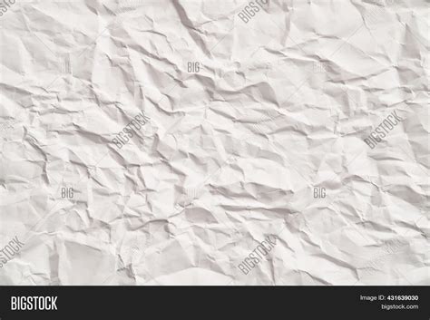White Crumpled Paper Image And Photo Free Trial Bigstock