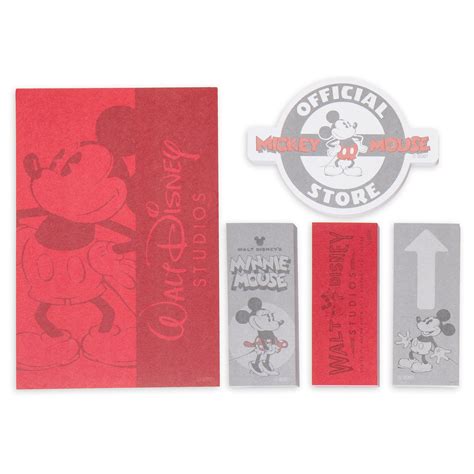 Mickey And Minnie Mouse Sticky Notes Set Walt Disney Studios Was