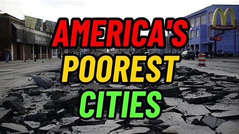 10 Poorest Cities In America 🇺🇸 Youtube