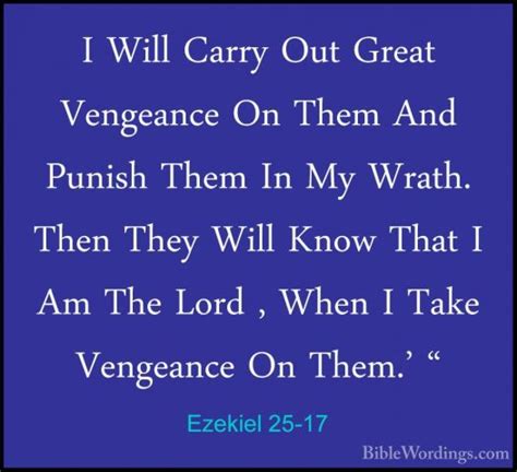 Ezekiel 25 Holy Bible English