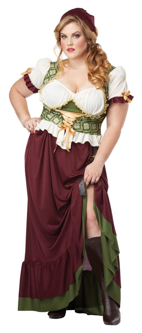 Renaissance Wench Tavern Maiden Medieval Adult Plus Size Costume Ebay