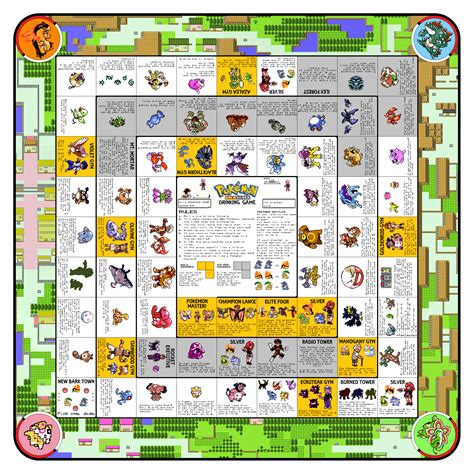 Pokemon Drinking Game GoldSilver Edition - Here Comes the Pain : gaming