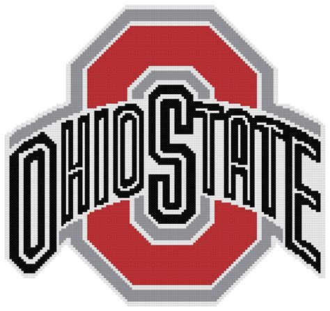Counted Cross Stitch Pattern Ohio State Buckeyes Logo