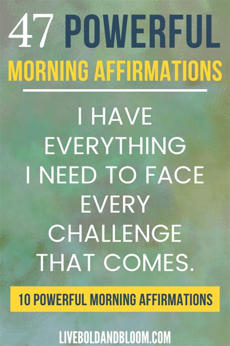 47 Powerful Morning Affirmations To Make It A Great Day In 2020