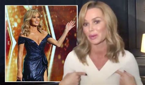 Amanda Holden Teases Plunging Dress For Bgt Final As She Defies