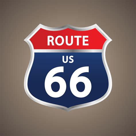 Route 66 Vector Art Icons And Graphics For Free Download