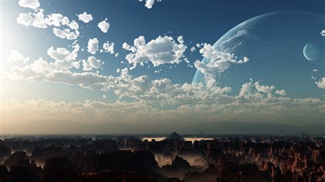 🔥 48 Wallpaper Science Fiction Planet Landscape Wallpapersafari