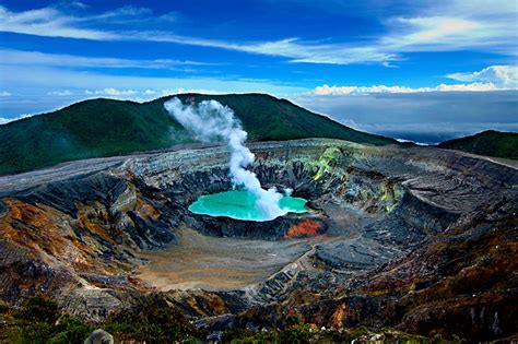The Very Active Poas Volcano Costa Rica Anthony John Coletti Photography