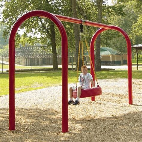 5 Inch Arch Post Tire Swing Playground Equipment Pros