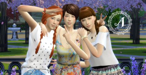 Sims 4 Trio Poses