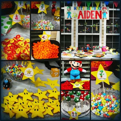 Super Mario Party Ideas Mario Birthday Party Super Mario Party