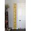 Yellow Tape Measure Hanging Height Chart Imperial & Metric 