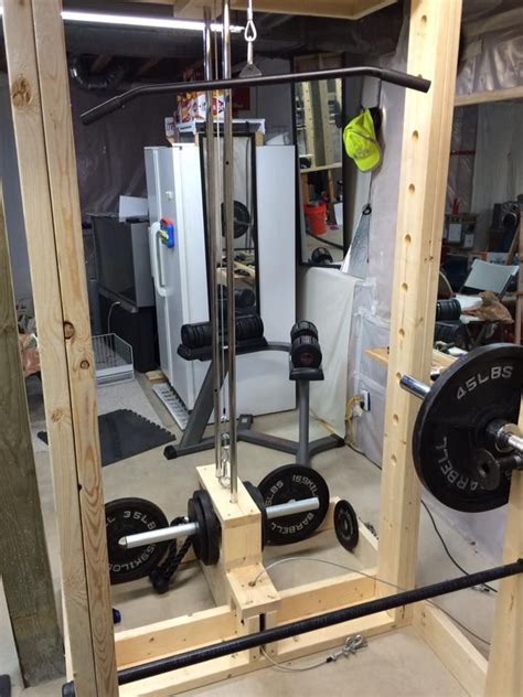 Homemade Power Rack Diy Home Gym Garage Gym Diy Home Made Gym