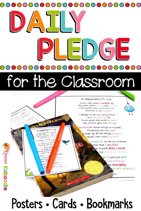 Daily Pledge For The Classroom For Any Grade In 2022 Class Pledge