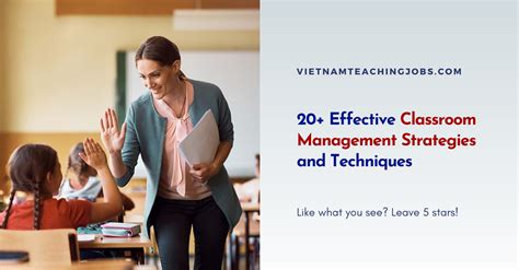 20 Effective Classroom Management Strategies And Techniques
