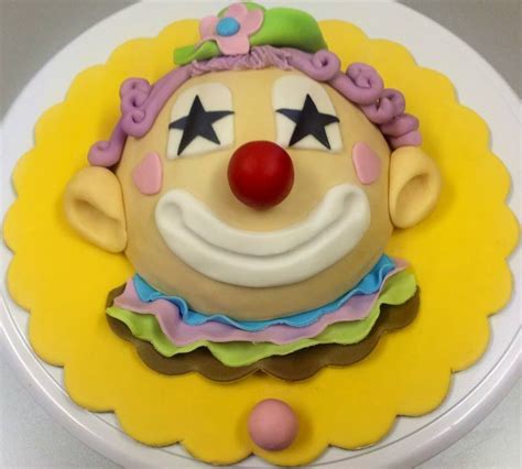 Clown Cake Inspired By Debbie Browns Book 50 Easy Party Cakes Easy Cake Recipes Cake
