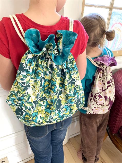 Make A Lined Drawstring Backpack For Kids Or Adults With Video