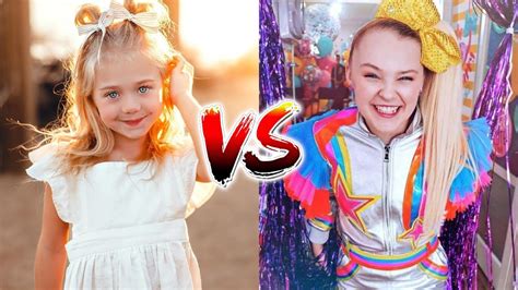 Everleigh Rose Vs Jojo Siwa Transformation 2021 Ll From Baby To Now