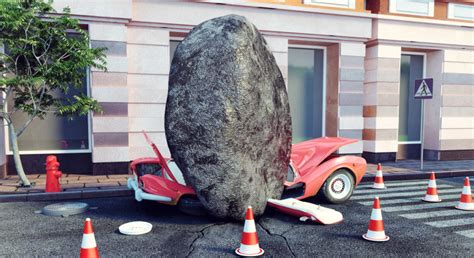 Meteorite Destroy Parked Car Beating Trauma