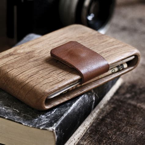 Oak Wallet Brown Leather Haydanhuya Touch Of Modern
