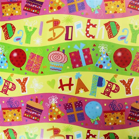 Birthday T Wrap T Wrapping Paper Premium T Wrap 25 Ft X 10 Ft