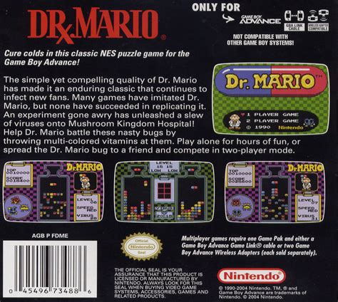 Classic Nes Series Dr Mario Details Launchbox Games Database