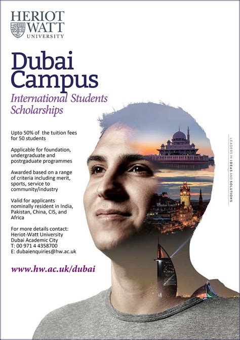 The £35m campus sits on 4.8 acres in a stunning lakeside location providing exceptional educational facilities in an excellent. Heriot-Watt University Dubai campus Scholarship 2017
