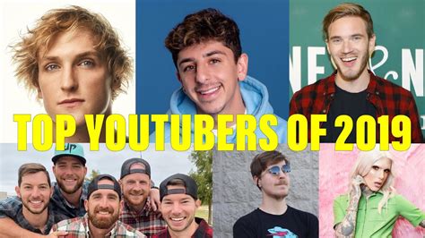 Top 10 Highest Paid Youtubers Of 2019 Youtube