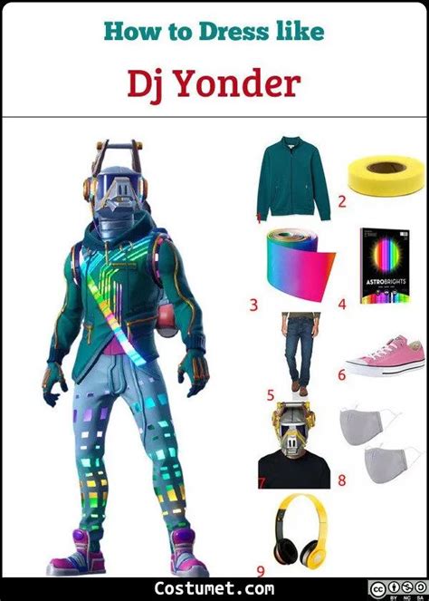Dj Yonder Fortnite Costume For Cosplay And Halloween 2023 Dj Fortnite Cool Costumes