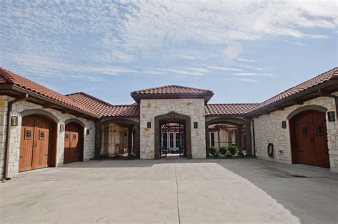 Spanish Style Home Hill Country Hacienda Rustic Entry Austin