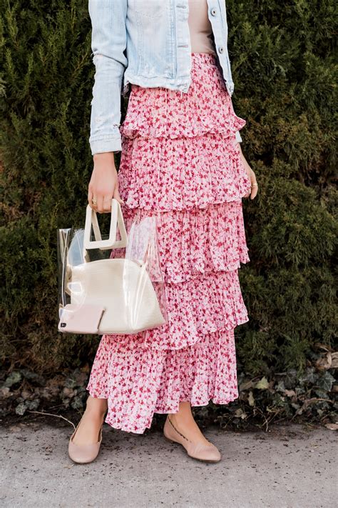 Tiered Floral Skirt Trend Rach Parcell