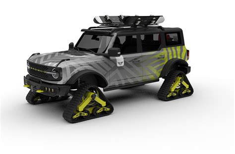 Ford Shows Off Six Bronco Concepts Including Quad Tracked Suv