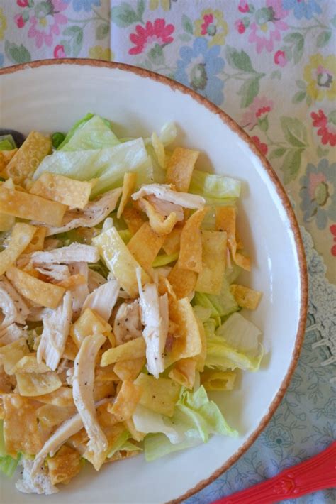 Many restaurant versions of chinese chicken salad, including the cheesecake factory use wonton strips and crispy rice noodles. Best chinese chicken salad dressing recipe